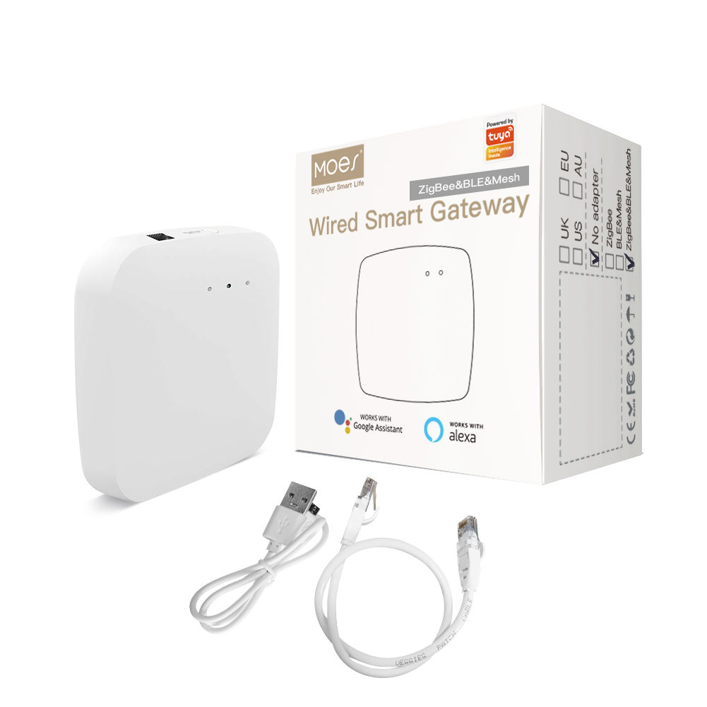 Tuya MOES Zigbee + Bluetooth + WiFi Şlüz (Gateway)