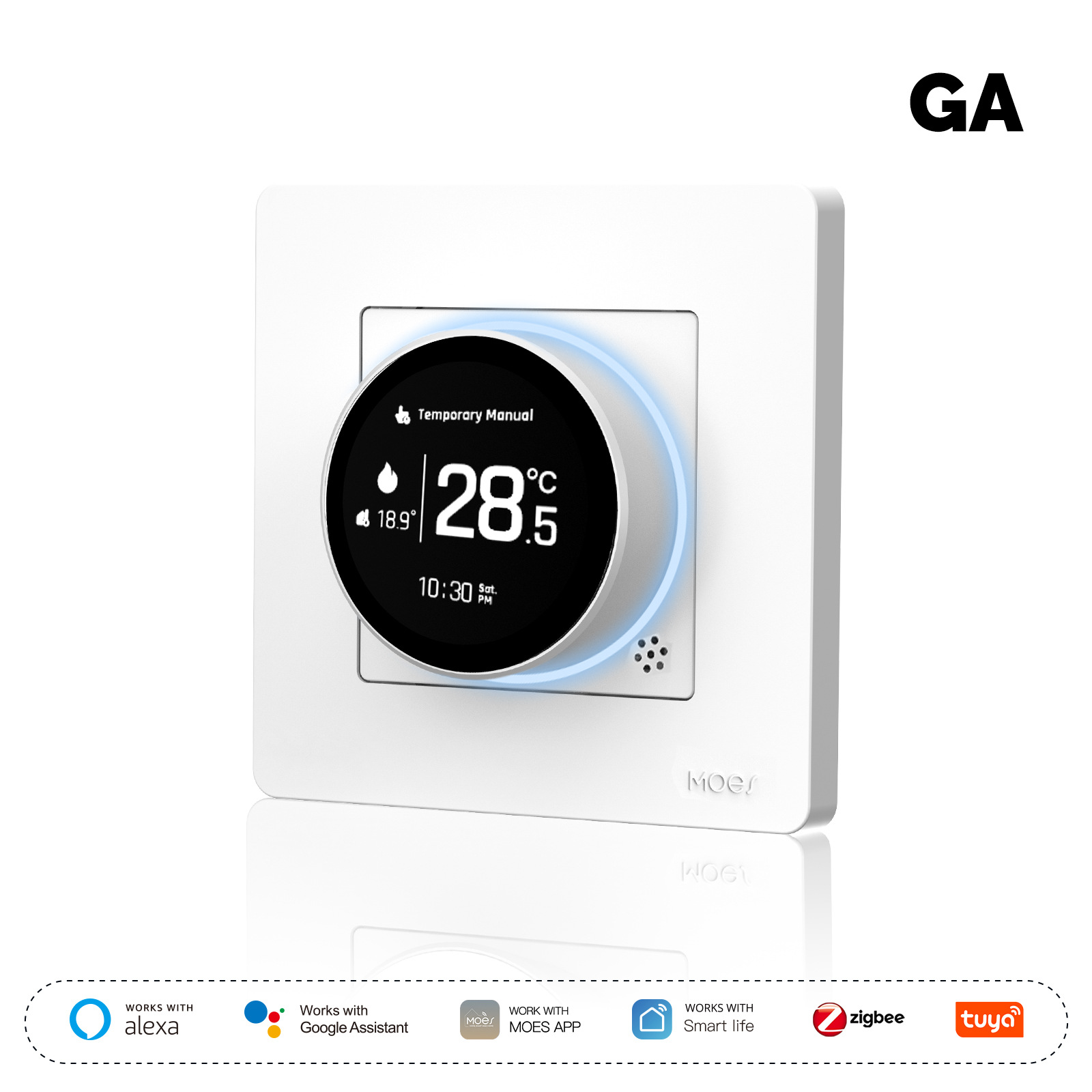 MOES ZHT-SR Zigbee Ağıllı Termostat, GA