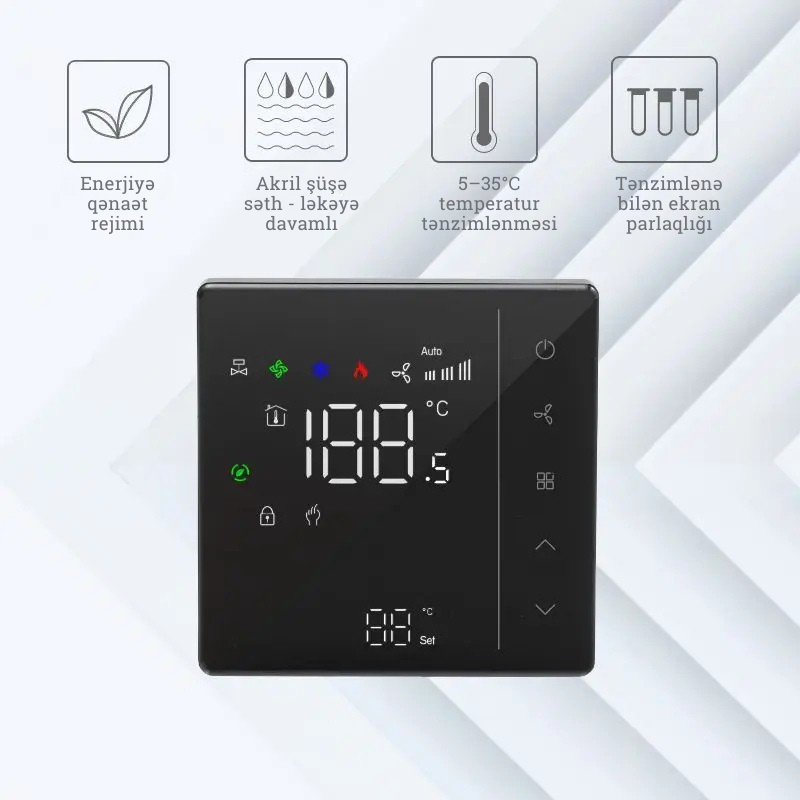 BECA BAC-007 WiFi Fan Coil Termostatı