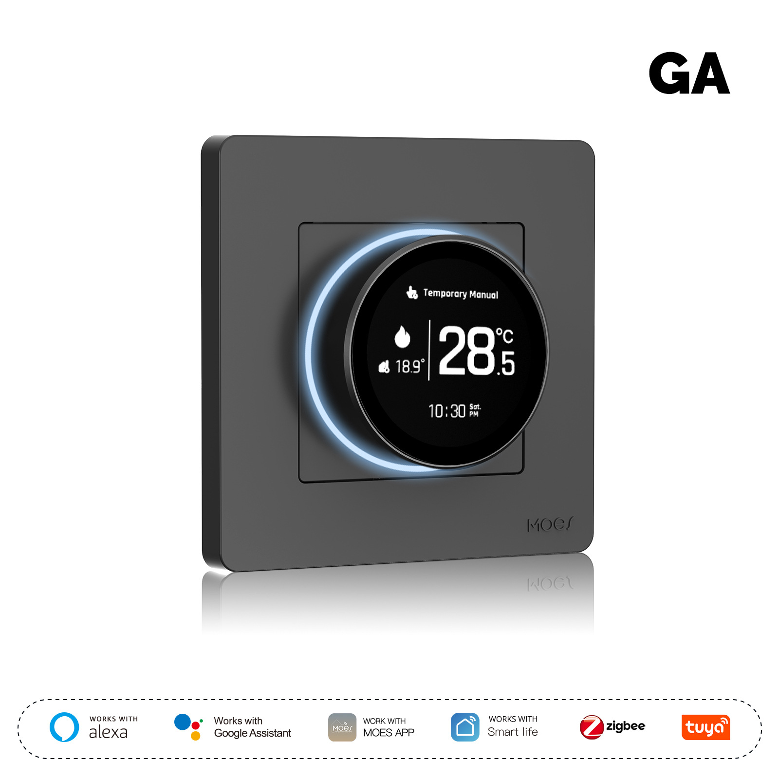 MOES ZHT-SR Zigbee Ağıllı Termostat, GA