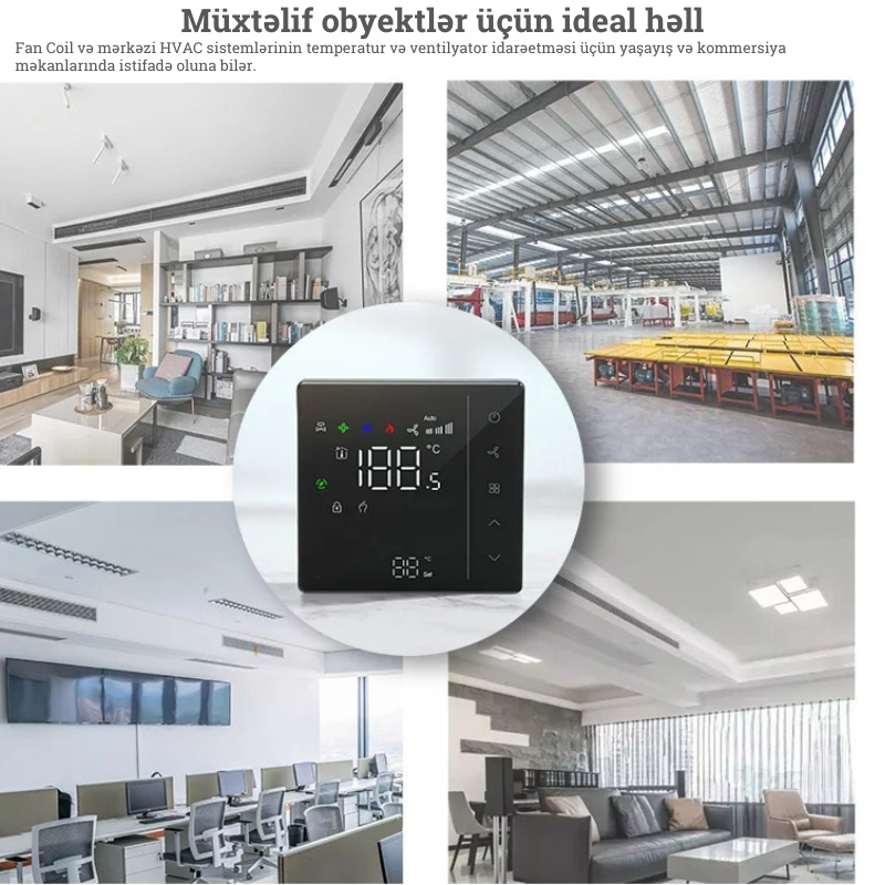 BECA BAC-007 WiFi Fan Coil Termostatı