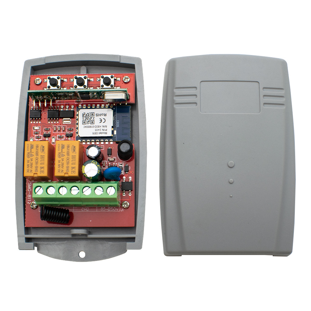 Tuya WiFi RF433 Qapı Şlaqbaum Qəbul Modulu 2CH, 220V