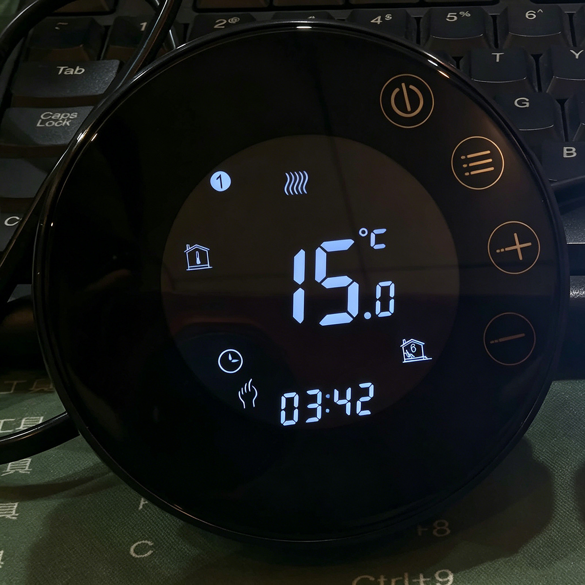Ağıllı Qara WiFi Kombi Termostatı, Oadobo X7H