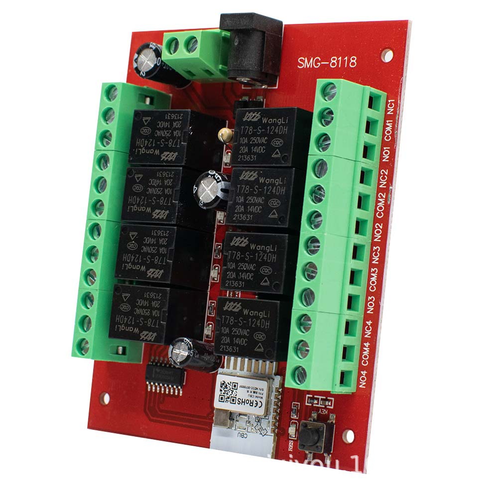 Tuya WiFi 8 Kanal Rele RF433 Modulu