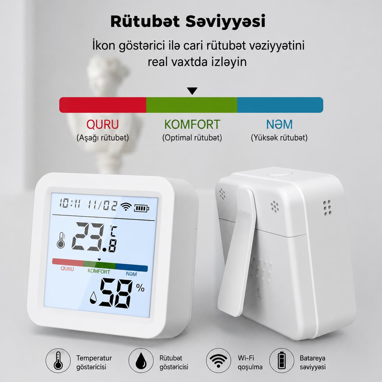 Temperatur və Nəmlilik sensoru