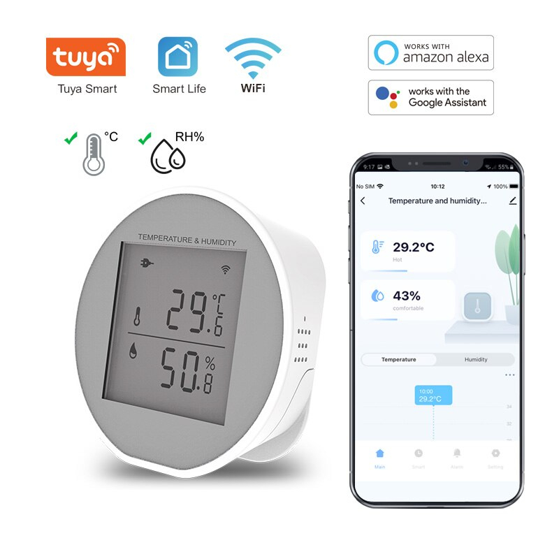Temperatur və rütubət sensoru USB, ER-Tuya-WSD