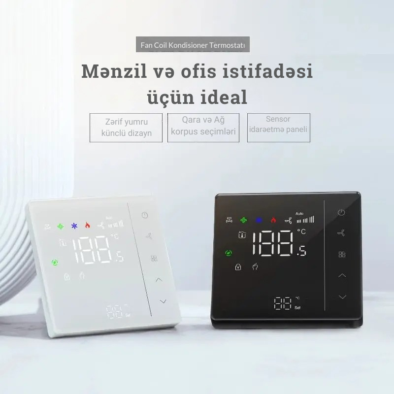 FanCoil Termostatı Tuya WiFi (BAC-007)