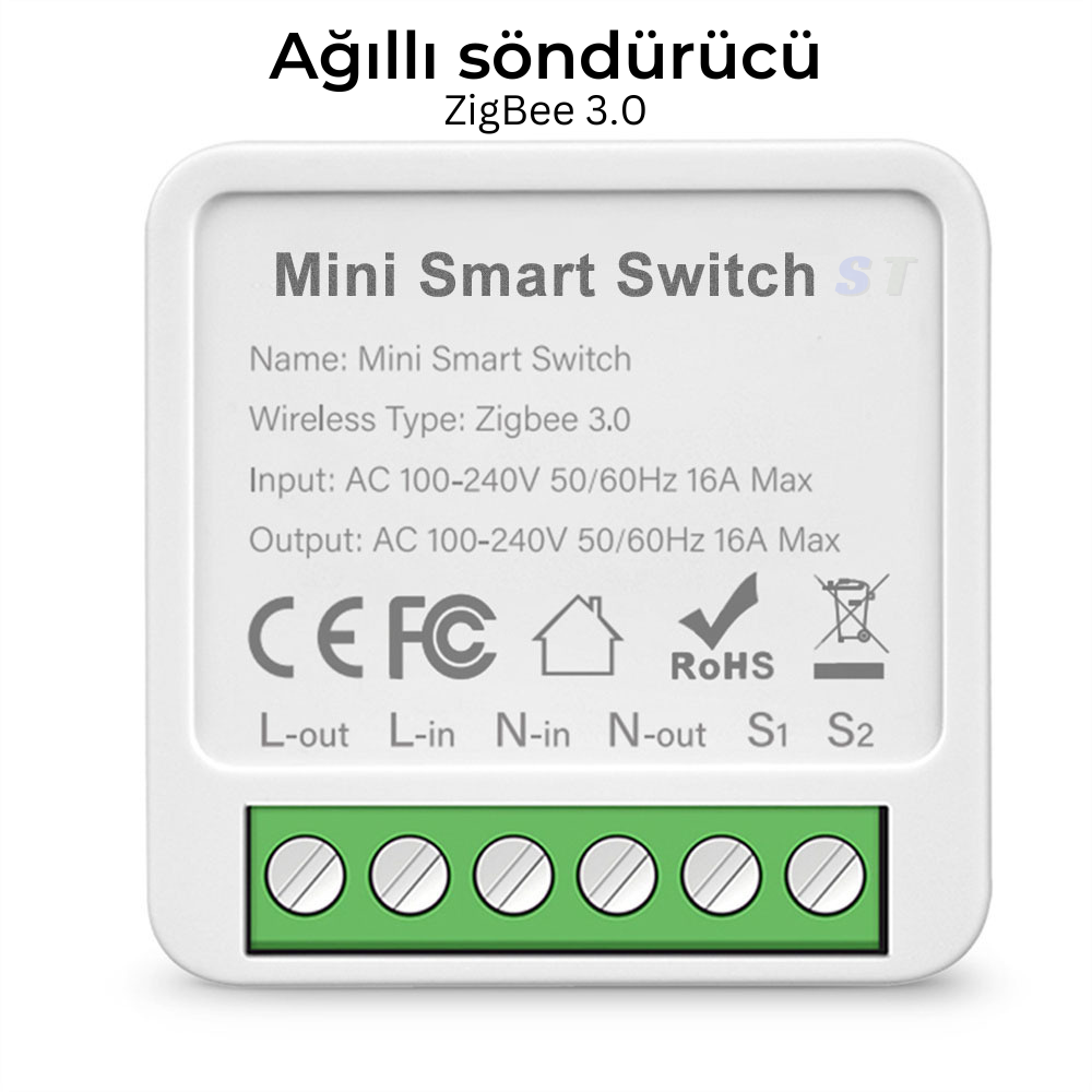 1 çıxışlı Elektrik söndürücü ZigBee modul