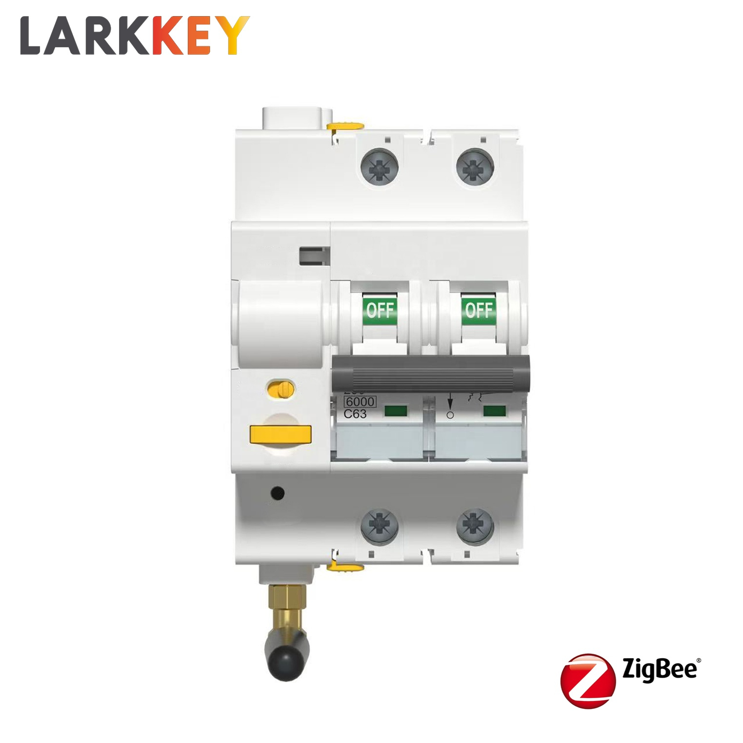 Tuya ZigBee Smart MCB Avtomat - Larkkey 2P C63A