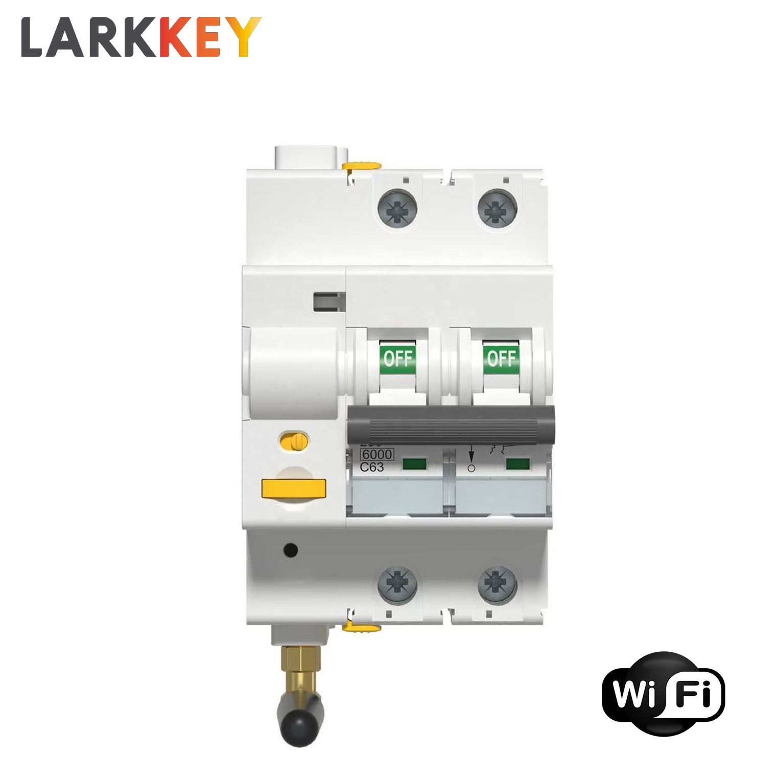 Tuya WiFi Smart MCB Avtomat - Larkkey 2P C63A