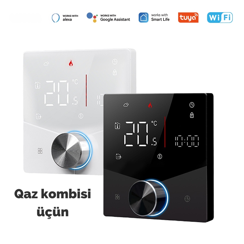 MOES WiFi Ağıllı Kombi Termostatı (GC BHT-009)
