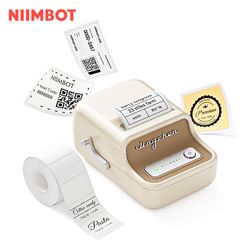 Niimbot B21 - mini etiket printer [krem]