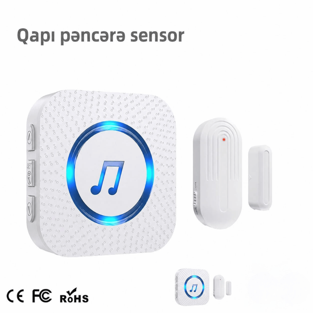 Simsiz Qapı və Pəncərə Xəbərdarlıq Siqnalı (433 MHz)